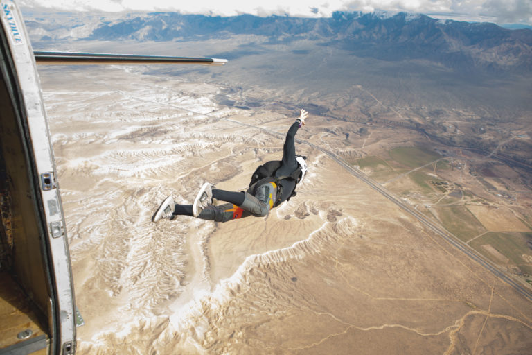 Skydiving near Utah at Skydive Mesquite